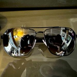 Genuine Prada oversized polarized sunglasses. Unisex